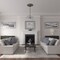 Ekena Millwork Logan Ceiling Medallion (Fits Canopies up to 6 1/8"), 24 1/4"OD x 3 7/8"ID x 2"P, Spartan Stone CM24LO1SSF - alternate 3